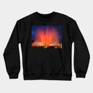 Colorful performance of Magic Fountain Crewneck Sweatshirt